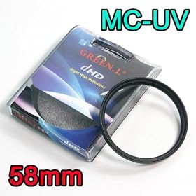 Black Frame / 58mm Camera Lens MC-UV Protection Filters (1644-1)