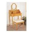 Queen Anne Style Vanity Set in Oak Finish By Coaster