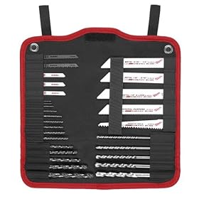 Milwaukee 49-22-0010 29 Piece Drill Bit, Jig Saw Blade and Sawzall Blade Set by Milwaukee