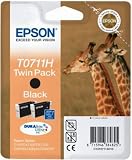 Tintenpatr. Epson T0711H Schwarz Twin Pack