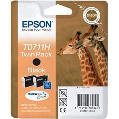 Tintenpatr. Epson T0711H Schwarz Twin Pack