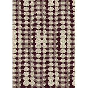 Bella Mod Dots Pewter/pearl Rug Rug Size: 5'5