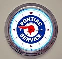 Neon Clock - Pontiac Service