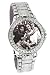 President Elect Obama with his family watch silver tone bracelet. Larger chunky watch.