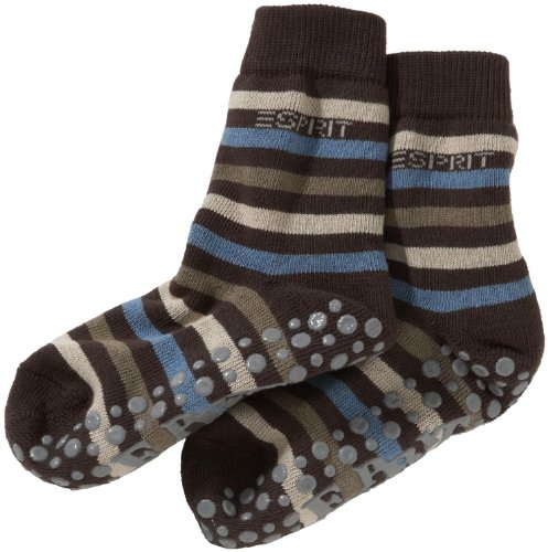 ESPRIT Unisex - Kinder Socke 18312 Multi Stripe Homepad, Gr. 39-42, Braun (dark brown 5230 Preisvergleich