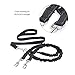 Uarter Double Dog Bungee Leash with Comfortable Soft Grip Rubber Handle,Reflective Stitching Pet Double Dog Leash Coupler