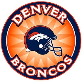 Denver Broncos Absorbent Stoneware Coasters with Matching Collectible Tin by Kryptonite