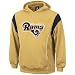 Reebok St. Louis Rams Youth Gold Clutch Hoody Sweatshirt