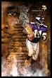 Daunte Culpepper Inferno Minnesota Vikings Nfl Art Framed Poster Print - 24" X 36"