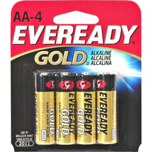 Eveready Gold Alkaline Batteries, AA