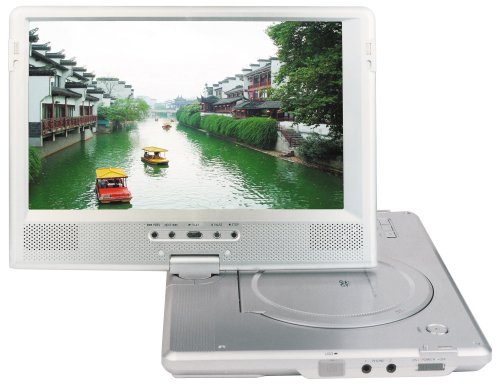 Childrens Toyshop  Third Party New : Shinco SDP-1280 - 10.2inch Multi Reigon Portable DVD Player with Swivel Head, Built-In Card Reader, TV Tuner Support, MPEG4, DivX Playback and Travel Case