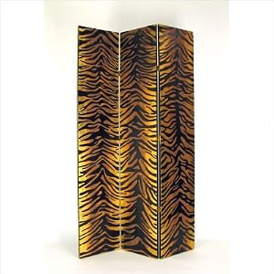 Tiger Print Room Divider