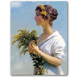 Girl with Goldenrod - Gift Enclosure Cards (set of 12)