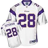 Reebok Minnesota Vikings Adrian Peterson Premier White Jersey Large
