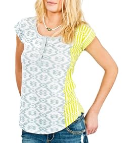 Natalie Lattice Back Tee