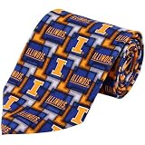 Illinois Fighting Illini Silk Pattern 2 Tie