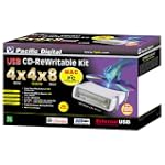 Pacific Digital U30098 4x4x8 External USB 2.0 CD-RW Drive