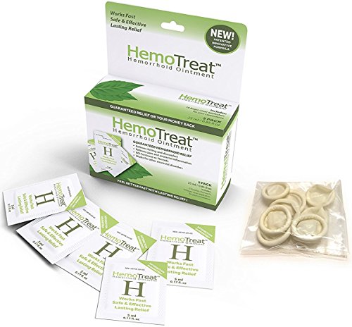 Hemorrhoid treatment cream - hemotreat travel 5 pack 25…