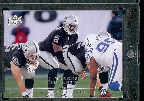 2008 Upper Deck #141???? JaMarcus Russell - Oakland Raiders - NFL Trading Cards in a Protective Display Case!