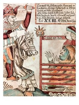 Cover image : Hermod Astride Sleipnir, His Father's Famous Eight-Legged Charger Art Giclee Poster Print, 18x24