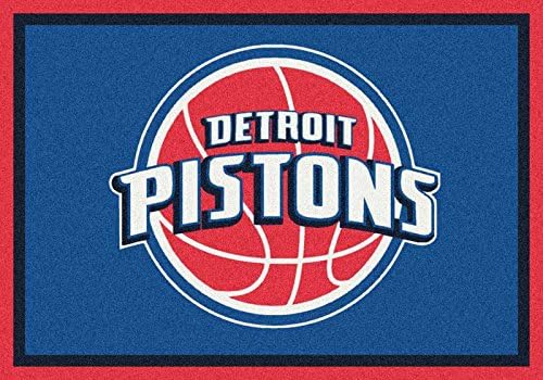 NBA Team Spirit Rug - Detroit Pistons, 2'8"x 3'10"