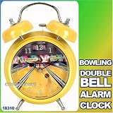 Bowling Twin Bell Sports Alarm Clock,Football,Baseball,Soccer,Basketball,Pool,Golf clock also available!