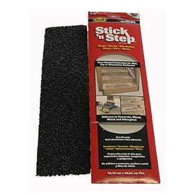 M-D Building Products 4-by-16-Inch Stick'n Step Anti-Skid Adhesive Tread, Black #46596