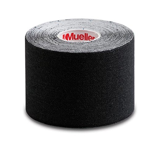 Mueller Kinesiology Tape Black 2 Inch By 16.4 Ft Roll