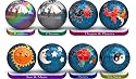 Chinese Exercise Balls - Dragon and Phoenix