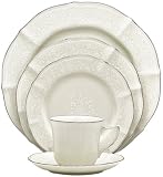 Noritake Chandon Platinum 20-Piece Dinnerware Place Setting, Service for 4