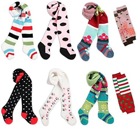 Kubee Baby 8pc 0-2T Toddler Stock Leggings Infant Pants Tights Panties Stockings