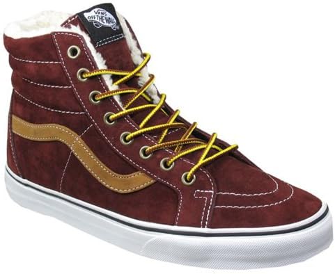 Vans Unisex Sk8-Hi Reissue (Pig Suede Fleece) Andorra Skate Shoe 7.5 Men US / 9 Women US