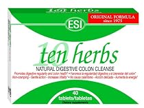 ESI Ten Herbs , Orginal Formula, 40 Tablets (Pack of 3)