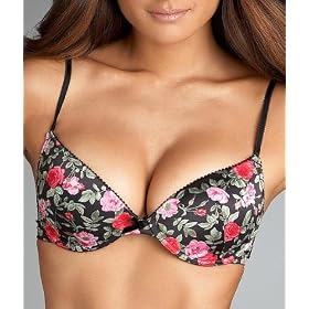 D&G Dolce & Gabbana Winter Blooms Plunge Push-up Bra