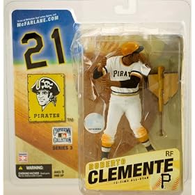 Roberto Clemente McFarlane Cooperstown Baseball Figure Mint Condition In Original Package!! Roberto Clemente McFarlane Cooperstown Baseball Figure (White Jersey) - Mint Condition In Original Package!!