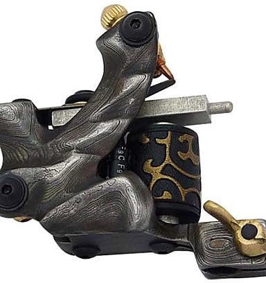 Wire Cutting Damascus Steel Tattoo Machine Gun Liner