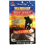 Mariani Foods Premium Australian Beef Jerky, Hot and Spicy, 4-Ounce Bag (Pack of 4)