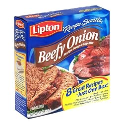 Lipton Recipe Secrets, Beefy Onion Recipe, 2-Count 2.2-Ounce Boxes (Pack of 12)