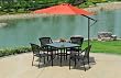 8603 Alu. Dual Function Umbrella, 9 ft, Sunbrella, Cocoa