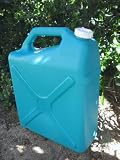 OASIS HEAVY-DUTY Water Container-6 GALONS-10 YEARS WARRANTY-BPA FREE-A BONUS $19.99 VALUE SOLAR RECHARGEABLE LED FLASHLIGHT INCLUDED WITH YOUR PURCHASE.