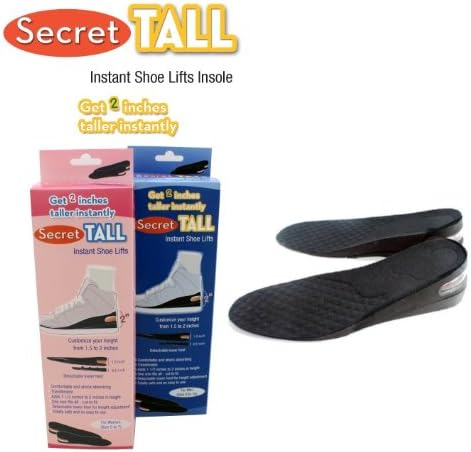 Secret Tall Instant Shoe Lifts- For Men