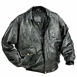 NapolineTM Roman RockTM Design Genuine Leather Jacket