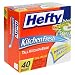 Hefty Kitchen Fresh Tall,13 Gallon kitchen bags, Lemon Lime scented, 40-Count Boxes (Pack of 6) (240 Bags)
