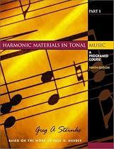 Harmonic Materials in Tonal Music: A Programed Course, Part I (9th Edition)