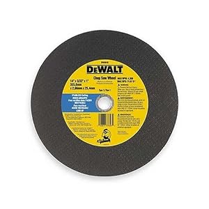 DeWalt DW8016 14x 3 32 x 1 Stainless Steel Chop Saw Wheel by 