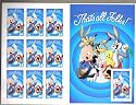 2001 PORKY PIG THAT'S ALL FOLKS! #3534 Pane of 10 x 34 cents US Postage Stamps