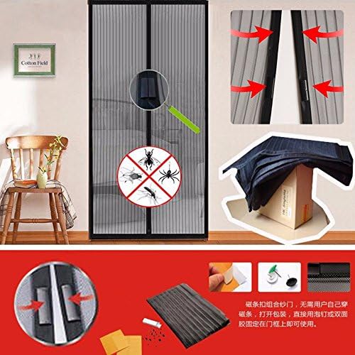 Mosquito Net Curtain Magnets Door Mesh Insect Sandfly Netting with Magnets on The Door Mesh Screen Magnets