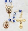 Crystal Rosary - San Juan Lagos - 7mm Crystal Beads - 21in. Gold Chain - Center Piece with Matching Lapel Pin - Gift Box Included - IMPORTED FROM ITALY Crystal Rosary - San Juan Lagos - 7mm Crystal Beads - 21in. Gold Chain - Center Piece with Matching Lapel Pin - Gift Box Included - IMPORTED FROM ITALY
