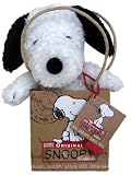 Snoopy - Plush Bean Toy Snoopy in a Retro Gift Bag