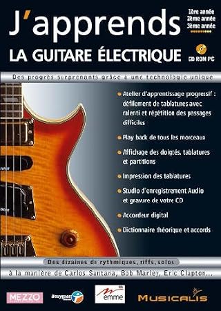 J'apprends la guitare électrique (vf - French software)